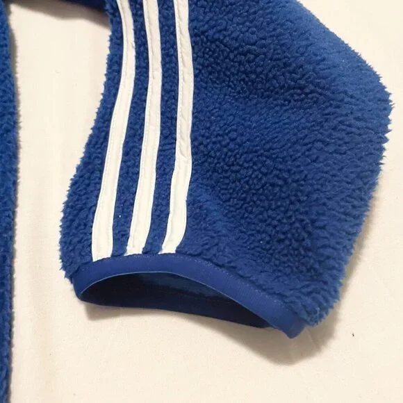 Adidas Juventus Lifestyler Fleece Jacket Mens Small Full Zip Long Sleeve - Picture 13 of 16